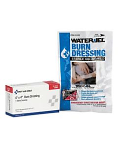 First Aid Only WaterJel Burn Dressing, 4in x 4in, White