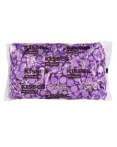 Hersheys KISSES Milk Chocolates, Purple, 66.7 Oz Bag