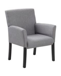 Boss Contemporary Guest Chair, Medium Gray