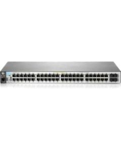 HPE 2530-48-PoE+ Ethernet Switch - 48 Ports - Manageable - 2 Layer Supported - Twisted Pair - PoE Ports - Rack-mountable, Wall Mountable, Desktop