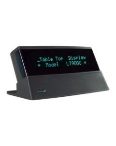 Logic Controls LT(X)9000 Table Top Display - Green Blue - VFD - 20 x 2 - USB - Gray