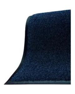 M + A Matting Brush Hog Floor Mat, 36in x 192in, Navy Brush