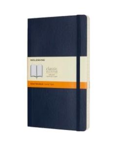 Moleskine Classic Soft Cover Notebook, 5in x 5-1/4in, Ruled, 120 Sheets, Sapphire Blue