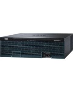 Cisco 3925E Integrated Services Router - 4 Ports - PoE Ports - Management Port - 11 - 1 GB - Gigabit Ethernet - 3U - Rack-mountable