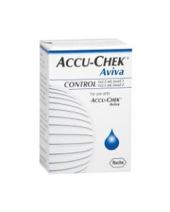 ACCU-CHEK Aviva 2 Level Glucose Control Solution, High-Low, 2.5 mL