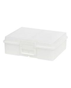 IRIS Extra-Large Craft Keeper For 4in x 6in Photo And Embellishment Cases, 12-1/16in x 15in x 5-1/16in, Clear