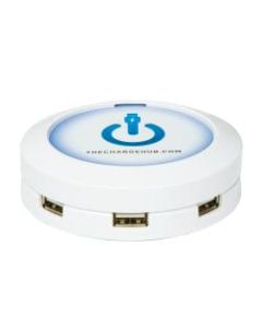 ChargeHub X7 7-Port USB SuperCharger Super Value Pack, Round, White, CRGRD-SVP-X7-002