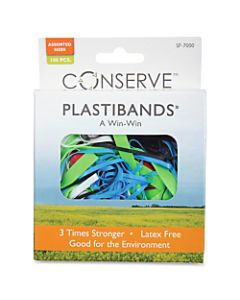 Baumgartens PlastiBands, Assorted Colors/Sizes, Box Of 100