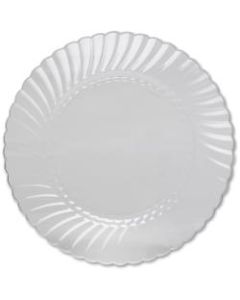Classicware WNA Comet Heavyweight Plastic Clear Plates - 10.25in Diameter Plate - Plastic - Disposable - Clear - 12 Piece(s) / Pack