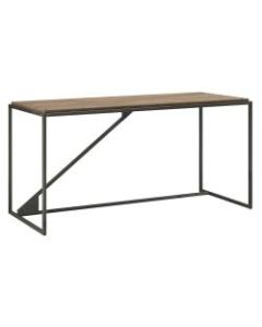 Bush Furniture Refinery Industrial Desk, 62inW, Rustic Gray, Standard Delivery