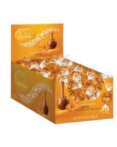 Lindt Lindor Truffles, Caramel Milk Chocolate, Box Of 60