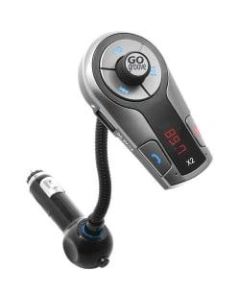 GOgroove FlexSMART X2 Wireless Bluetooth Car Hands-free Kit - USB - Charging, Multipoint, Call Answer, Bluetooth AVRCP, Auto Pairing - Built-in FM Transmitter, Microphone