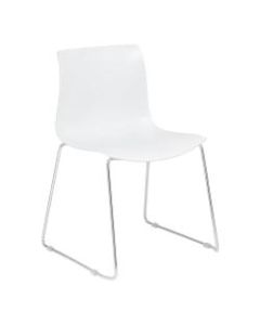 Boss Office Products Motif Guest Chairs, White, Set Of 4 Chairs