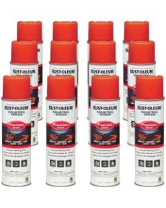 Industrial Choice Color Precision Line Marking Paint - 17 fl oz - 12 / Carton - Alert Orange