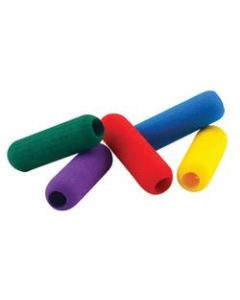 The Pencil Grip Foam Pencil Grips, 1 1/2in, Assorted Colors, 36 Per Bag, Pack Of 2 Bags