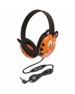 Califone Kids Stereo PC Headphones, Tiger Design