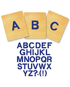 Ellison Prestige SureCut Alphabet Set, 2in, Block Capital Letters