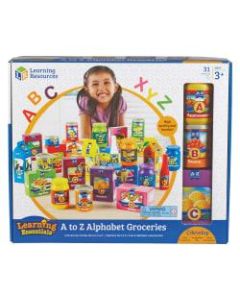 Learning Resources A-Z Alphabet Groceries Activity Set - Theme/Subject: Learning - Skill Learning: Language, Letter Recognition, Word Recognition, Picture Identification, Vocabulary - 3-7 Year - Assorted