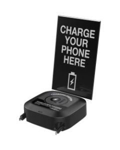 ChargeTech Wireless Pad Charging Hub - Wireless - iPhone 5, Smartphone, e-book Reader, Camera, USB Device - Charging Capability - Black