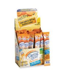 Crystal Light On-The-Go Mix Sticks, Classic Orange, 0.16 Oz, Box Of 30