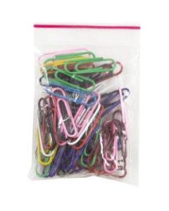 JAM Paper Paper Clips, 1in, 25-Sheet Capacity, Assorted Colors, Box Of 25 Paper Clips