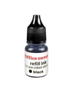 Office Depot Brand Pre-Ink Refill Ink, Black, Pack Of 2 Refills