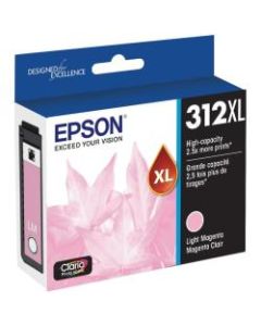 Epson 312XL Claria High-Yield Photo Light Magenta Ink Cartridge,T312XL620-S