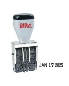 Office Depot Brand Date Stamp Dater, Traditional Line Date Stamp Dater Size 1 1/2