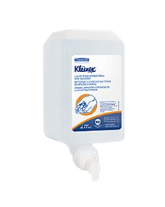 Kleenex Luxury Antibacterial Foam Skin Cleanser Soap, Unscented, 33.8 Oz Bottle