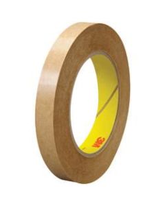 3M 463 Adhesive Transfer Tape, 3in Core, 0.5in x 60 Yd., Clear, Case Of 72