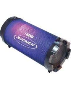 Naxa BOOMER IMPULSE FLASH NAS-3087 Portable Bluetooth Speaker System - Black - 150 Hz to 20 kHz - Battery Rechargeable - USB