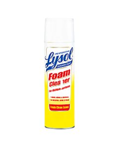 Lysol Professional Disinfectant Foam Cleaner, 24 Oz Bottle, Case Of 12