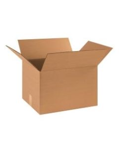 Office Depot Brand Corrugated Boxes, 18in x 14in x 12in, Kraft, Pack Of 20 Boxes
