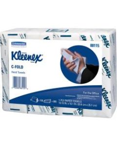 Kleenex C-Fold 1-Ply Paper Towels, 150 Sheets Per Roll, Pack Of 16 Rolls