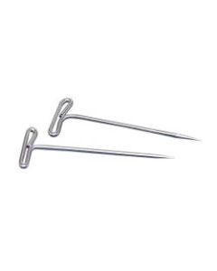 Gem Office Products T-Pins, 2in, Silver, Box Of 100