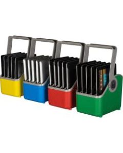 LocknCharge Small 5-slot Plastic Device Basket - Set of 4 - External Dimensions: 27in Length x 16in Width x 11in Height - 5 - Plastic - For iPad, Chromebook, Tablet PC - 4 Set