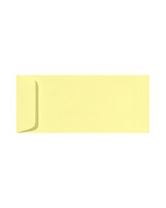 LUX Open-End Envelopes, #10, Peel & Press Closure, Lemonade Yellow, Pack Of 50