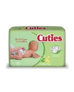 Cuties Baby Diapers, Size 2, 12-18 Lb, Box Of 42