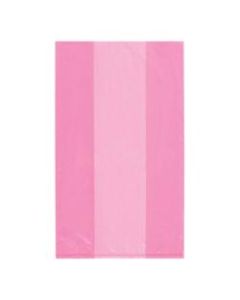 Office Depot Brand Antistatic Gusseted Poly Bags, 24inH x 10inW x 36inD, Pink, Case Of 200