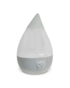 Crane Drop Ultrasonic Cool Mist Humidifier, 1 Gallon, 8 5/8inH x 8 5/8inW x 13 3/8inD, Gray