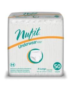 Nu-Fit Protective Underwear, X-Large, 58in-68in, Box Of 50