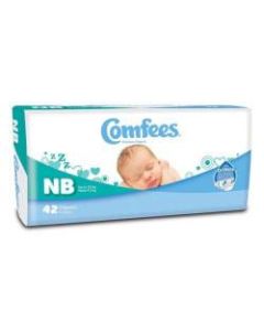 Attends Comfees Baby Diapers, Size Newborn, White, Pack Of 42