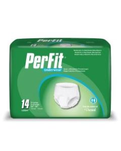 Per-Fit Protective Underwear, X-Large, 58in-68in, Black, Box Of 14