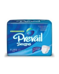Breezers By Prevail Adult Briefs, Large, 45in-58in, Blue, Box Of 18