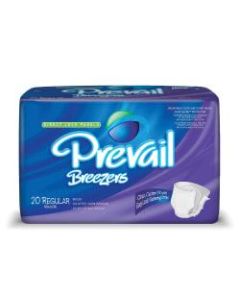 Breezers By Prevail Adult Briefs, Regular, 40in-49in, Lavender, Box Of 20