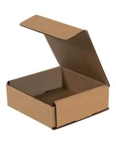 Office Depot Brand Corrugated Mailers, 6in x 6in x 2in, Kraft, Pack Of 50