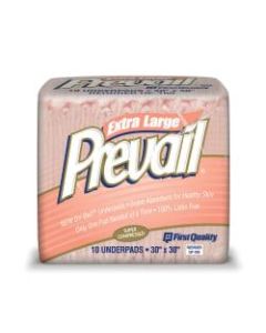Prevail Super Absorbent Underpads, 30in x 36in, Green, Box Of 25