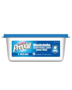 Prevail Disposable Washcloths, Institutional Jumbo Tub, 12in x 8in, Pack Of 96