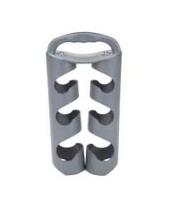 Mind Reader 3-Tier Dumbbell Rack, 14inH x 7inW x 3inD, Silver