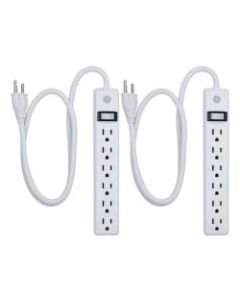 GE 14709 6-Outlets Power Strip - 6 - 4 ft Cord